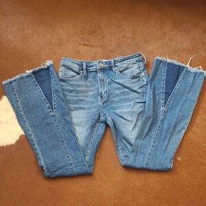 KanCan Blue Ankle Cropped Jeans